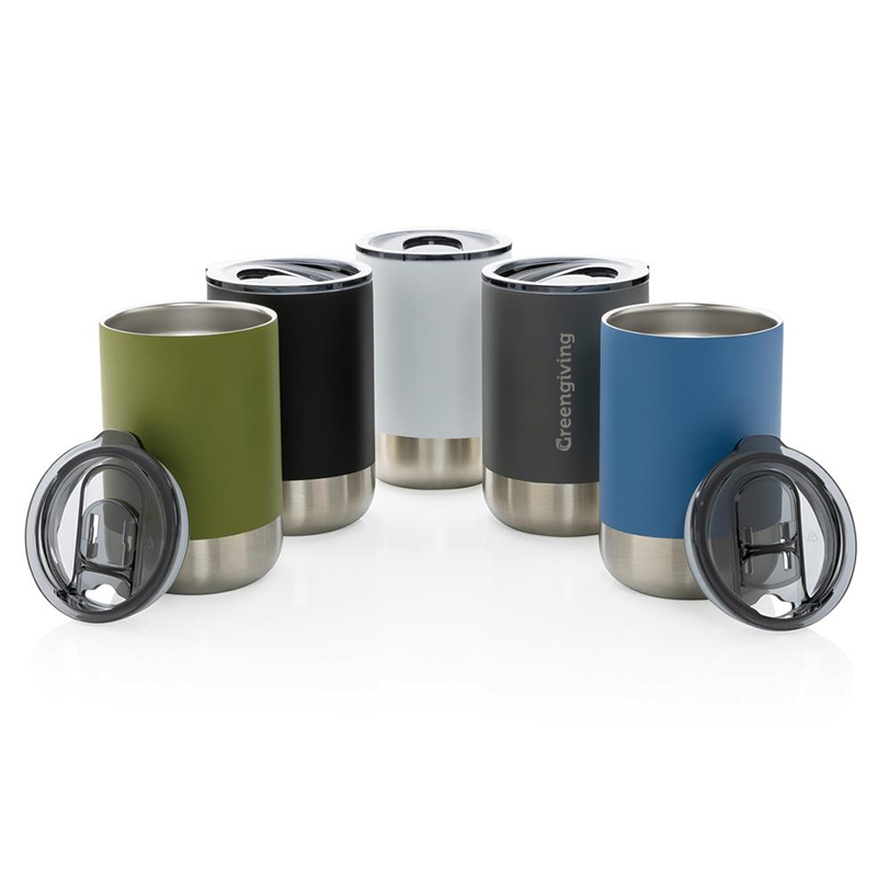 Beker gerecycled RVS | Eco geschenk